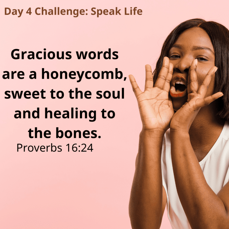Gracious words are a honeycomb, sweet to the soul and healing to the bones.