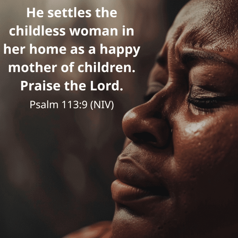 He settles the childless woman in her home as a happy mother of children. Praise the Lord.