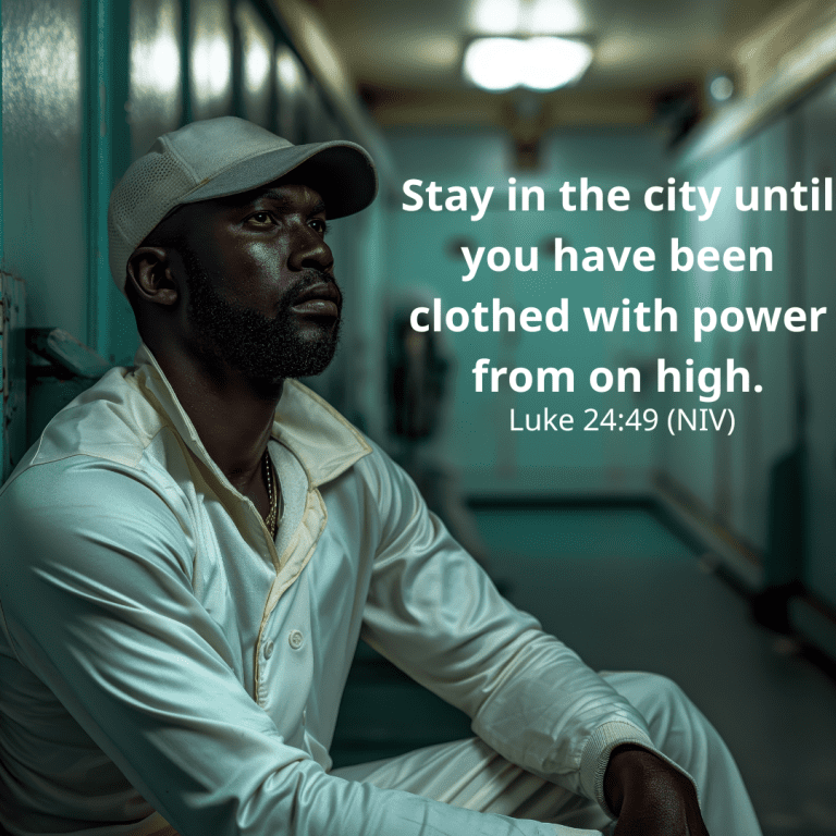 Stay in the city until you have been clothed with power from on high.