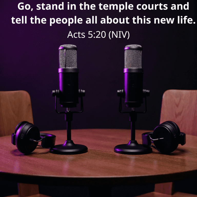 Go, stand in the temple courts and tell the people all about this new life.
